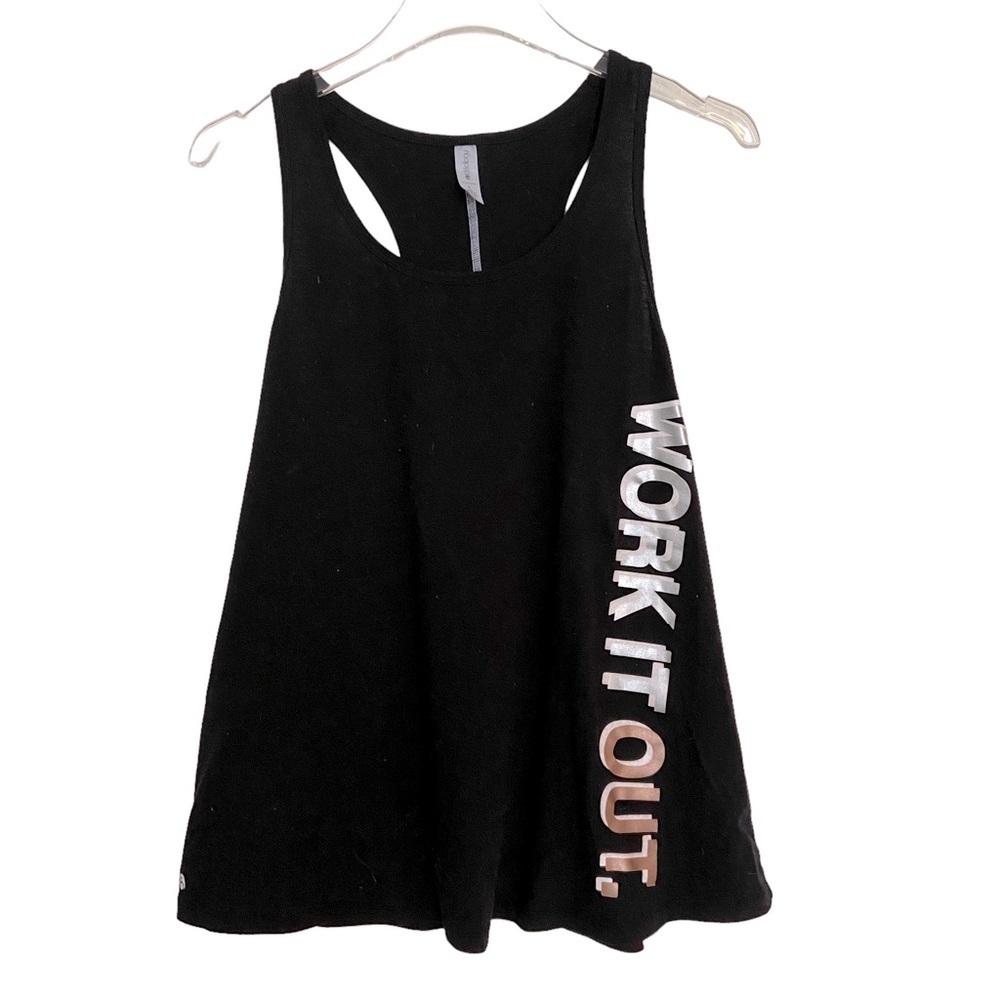 Ideology Black Workout Tank Top Size Large - Picture 1 of 5
